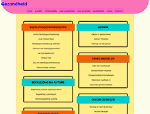 Tablet Screenshot of gezondheid.linkpaginas.nl