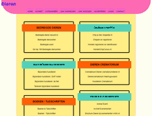 Tablet Screenshot of dieren.linkpaginas.nl